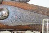 CASED British CHARLES MALEHAM 16 Gauge Double Barrel SxS HAMMER Shotgun BEAUTIFULLY ENGRAVED Back Action with LEATHER CASE! - 10 of 24