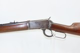 c1911 WINCHESTER Model 1892 Lever Action REPEATING RIFLE in .25-20 WCF C&R 1911 mfr. with Octagonal Barrel and Crescent Butt Plate! - 4 of 21