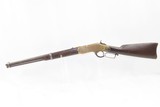 c1877 Antique WINCHESTER YELLOWBOY Model 1866 .44 HENRY SADDLE RING CARBINE
ICONIC Lever Action SRC Made in 1877 - 2 of 17