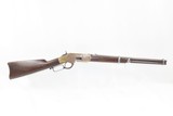 c1877 Antique WINCHESTER YELLOWBOY Model 1866 .44 HENRY SADDLE RING CARBINE
ICONIC Lever Action SRC Made in 1877 - 12 of 17
