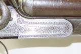 British H. BARRELL Marked 12 Gauge Double Barrel SxS HAMMER Shotgun C&RBEAUTIFULLY ENGRAVED English Fowling Piece! - 14 of 20