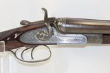 British H. BARRELL Marked 12 Gauge Double Barrel SxS HAMMER Shotgun C&RBEAUTIFULLY ENGRAVED English Fowling Piece! - 17 of 20