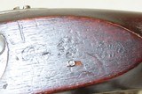 Antique U.S. SPRINGFIELD ARSENAL Model 1816 .69 Caliber FLINTLOCK MusketUnconverted Flintlock Made in 1832 with BAYONET - 17 of 23