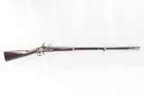 Antique U.S. SPRINGFIELD ARSENAL Model 1816 .69 Caliber FLINTLOCK MusketUnconverted Flintlock Made in 1832 with BAYONET - 2 of 23
