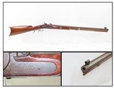 c1865 Antique P POWELL Half-Stock .40 Caliber Percussion RIFLE Set Triggers Kentucky Style HUNTING/TARGET Long Rifle! - 1 of 18
