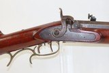 c1865 Antique P POWELL Half-Stock .40 Caliber Percussion RIFLE Set Triggers Kentucky Style HUNTING/TARGET Long Rifle! - 4 of 18