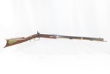 Antique MID-19th CENTURY Half-Stock .45 Cal. Percussion American LONG RIFLE Kentucky Style HUNTING/HOMESTEAD Long Rifle! - 2 of 18