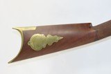 Antique MID-19th CENTURY Half-Stock .45 Cal. Percussion American LONG RIFLE Kentucky Style HUNTING/HOMESTEAD Long Rifle! - 3 of 18