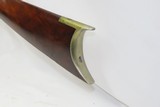 Antique D. WEEKS Half-Stock .35 Caliber Perc. “SQUIRREL Hunting” LONG RIFLE Kentucky Style HUNTING/HOMESTEAD Long Rifle! - 19 of 19