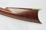 Antique D. WEEKS Half-Stock .35 Caliber Perc. “SQUIRREL Hunting” LONG RIFLE Kentucky Style HUNTING/HOMESTEAD Long Rifle! - 15 of 19