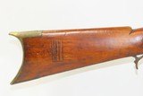 Antique BACK ACTION Half Stock HEAVY BARREL Percussion .42 Cal. Long RifleKentucky Style Long Rifle Made Circa 1850! - 3 of 16