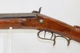 Antique BACK ACTION Half Stock HEAVY BARREL Percussion .42 Cal. Long RifleKentucky Style Long Rifle Made Circa 1850! - 13 of 16