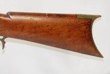 Antique BACK ACTION Half Stock HEAVY BARREL Percussion .42 Cal. Long RifleKentucky Style Long Rifle Made Circa 1850! - 12 of 16