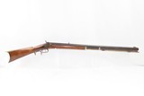 Antique BACK ACTION Half Stock HEAVY BARREL Percussion .42 Cal. Long RifleKentucky Style Long Rifle Made Circa 1850! - 2 of 16