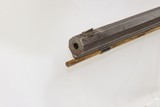 Antique BACK ACTION Half Stock HEAVY BARREL Percussion .42 Cal. Long RifleKentucky Style Long Rifle Made Circa 1850! - 15 of 16