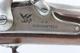 1862 CIVIL WAR Antique US SPRINGFIELD ARMORY Model 1861 “EVERYMAN’S” Rifle1862 Dated Primary Infantry Weapon of the Union Army - 7 of 20