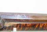 c1850 BERKS COUNTY Antique LONG RIFLE by SEIFRIT Curly Maple .36 CaliberGorgeous Stock, Engraving, German Silver Furniture - 7 of 19