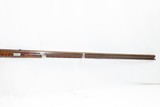 c1850 BERKS COUNTY Antique LONG RIFLE by SEIFRIT Curly Maple .36 CaliberGorgeous Stock, Engraving, German Silver Furniture - 4 of 19
