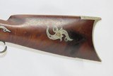 c1860s mfr NEW ENGLAND Antique RIFLE by JOSEPH TONKS .40 Caliber PercussionBOSTON, Massachusetts Made Long Rifle! - 14 of 18