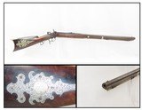 c1860s mfr NEW ENGLAND Antique RIFLE by JOSEPH TONKS .40 Caliber PercussionBOSTON, Massachusetts Made Long Rifle! - 1 of 18
