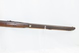 c1860s mfr NEW ENGLAND Antique RIFLE by JOSEPH TONKS .40 Caliber PercussionBOSTON, Massachusetts Made Long Rifle! - 5 of 18