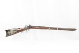 c1860s mfr NEW ENGLAND Antique RIFLE by JOSEPH TONKS .40 Caliber PercussionBOSTON, Massachusetts Made Long Rifle! - 2 of 18