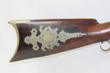 c1860s mfr NEW ENGLAND Antique RIFLE by JOSEPH TONKS .40 Caliber PercussionBOSTON, Massachusetts Made Long Rifle! - 3 of 18