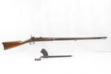 CIVIL WAR Antique WILLIAM MUIR Contract Model 1861 EVERYMAN’S Rifle-MUSKET“1863” Dated Lock and Barrel with BAYONET & SCABBARD - 2 of 20