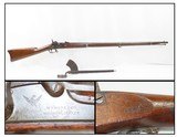 CIVIL WAR Antique WILLIAM MUIR Contract Model 1861 EVERYMAN’S Rifle-MUSKET“1863” Dated Lock and Barrel with BAYONET & SCABBARD - 1 of 20