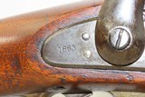 CIVIL WAR Antique WILLIAM MUIR Contract Model 1861 EVERYMAN’S Rifle-MUSKET“1863” Dated Lock and Barrel with BAYONET & SCABBARD - 7 of 20