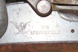 INDIAN WARS Antique SPRINGFIELD Model 1879 Breech Loading TRAPDOOR Rifle In the Original 45-70 GOVT with BAYONET - 6 of 21