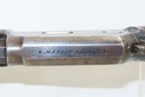 1893 Antique J.M. MARLIN Model 1889 Lever Action .38-40 WCF REPEATING Rifle With Octagonal Barrel & Crescent Butt Plate, Made in 1893! - 9 of 20