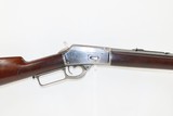 1893 Antique J.M. MARLIN Model 1889 Lever Action .38-40 WCF REPEATING Rifle With Octagonal Barrel & Crescent Butt Plate, Made in 1893! - 17 of 20