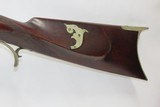 Antique American LONG RIFLE by SEIDNER Half-Stock Pennsylvania .41 caliber
Well-Made, Signed “Kentucky” c1850 Rifle! - 17 of 21