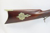 Antique American LONG RIFLE by SEIDNER Half-Stock Pennsylvania .41 caliber
Well-Made, Signed “Kentucky” c1850 Rifle! - 3 of 21