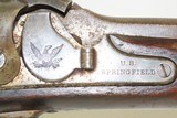RARE Antique GENERAL ROBERTS Breech-Loading Springfield Model 1855 Rifle 58 PROVIDENCE TOOL Co. Conversion with BAYONET! - 7 of 21
