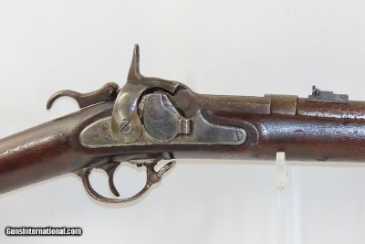 RARE Antique GENERAL ROBERTS Breech-Loading Springfield Model 1855 Rifle 58 PROVIDENCE TOOL Co. Conversion with BAYONET! - Image 4 of 21