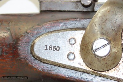 RARE Antique GENERAL ROBERTS Breech-Loading Springfield Model 1855 Rifle 58 PROVIDENCE TOOL Co. Conversion with BAYONET! - Image 6 of 21