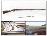 RARE Antique GENERAL ROBERTS Breech-Loading Springfield Model 1855 Rifle 58 PROVIDENCE TOOL Co. Conversion with BAYONET! - 1 of 21