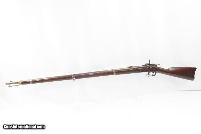 RARE Antique GENERAL ROBERTS Breech-Loading Springfield Model 1855 Rifle 58 PROVIDENCE TOOL Co. Conversion with BAYONET! - Image 13 of 21