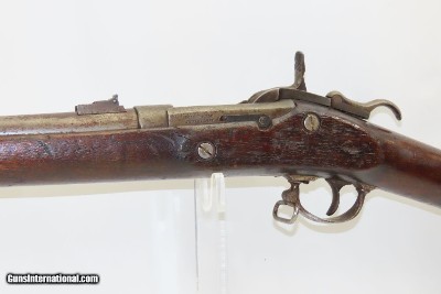 RARE Antique GENERAL ROBERTS Breech-Loading Springfield Model 1855 Rifle 58 PROVIDENCE TOOL Co. Conversion with BAYONET! - Image 15 of 21