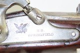 c1862 CIVIL WAR Antique US SPRINGFIELD ARMORY Model 1861 “EVERYMAN’S” RifleUnion Army Primary Infantry Weapon with BAYONET & SLING - 7 of 22
