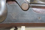 INDIAN WARS Antique US SPRINGFIELD Model 1879 Breech Loading TRAPDOOR Rifle With Civil War Era S.H. Young CARTRIDGE BOX & BAYONET - 6 of 25