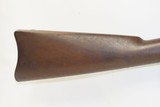 INDIAN WARS Antique US SPRINGFIELD Model 1879 Breech Loading TRAPDOOR Rifle With Civil War Era S.H. Young CARTRIDGE BOX & BAYONET - 3 of 25