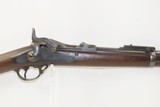 INDIAN WARS Antique US SPRINGFIELD Model 1879 Breech Loading TRAPDOOR Rifle With Civil War Era S.H. Young CARTRIDGE BOX & BAYONET - 4 of 25