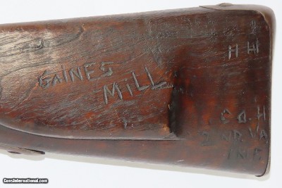 CIVIL WAR Import BAVARIAN M1842/51 RIFLE-MUSKET w Ref to GAINES MILL BATTLE Inscribed to the 2nd VIRGINIA INFANTRY H COMPANY - Image 12 of 25