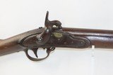 Antique U.S. SPRINGFIELD ARMORY M1816 Percussion “CONE” Conversion MusketConverted Flintlock to Percussion with BAYONET - 4 of 24