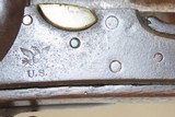 Antique U.S. SPRINGFIELD ARMORY M1816 Percussion “CONE” Conversion MusketConverted Flintlock to Percussion with BAYONET - 9 of 24