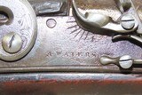 Antique STATE MILITIA US Model 1816 Flintlock Musket with Asa Waters Lock
EARLY AMERICAN Militia Musket - 6 of 20