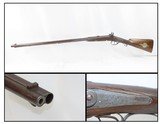 Antique ENGRAVED Side x Side PERCUSSION Rifle & Shotgun Combination CAPE GUN Great for Hunting Dangerous Game or Multiple Species - 1 of 20